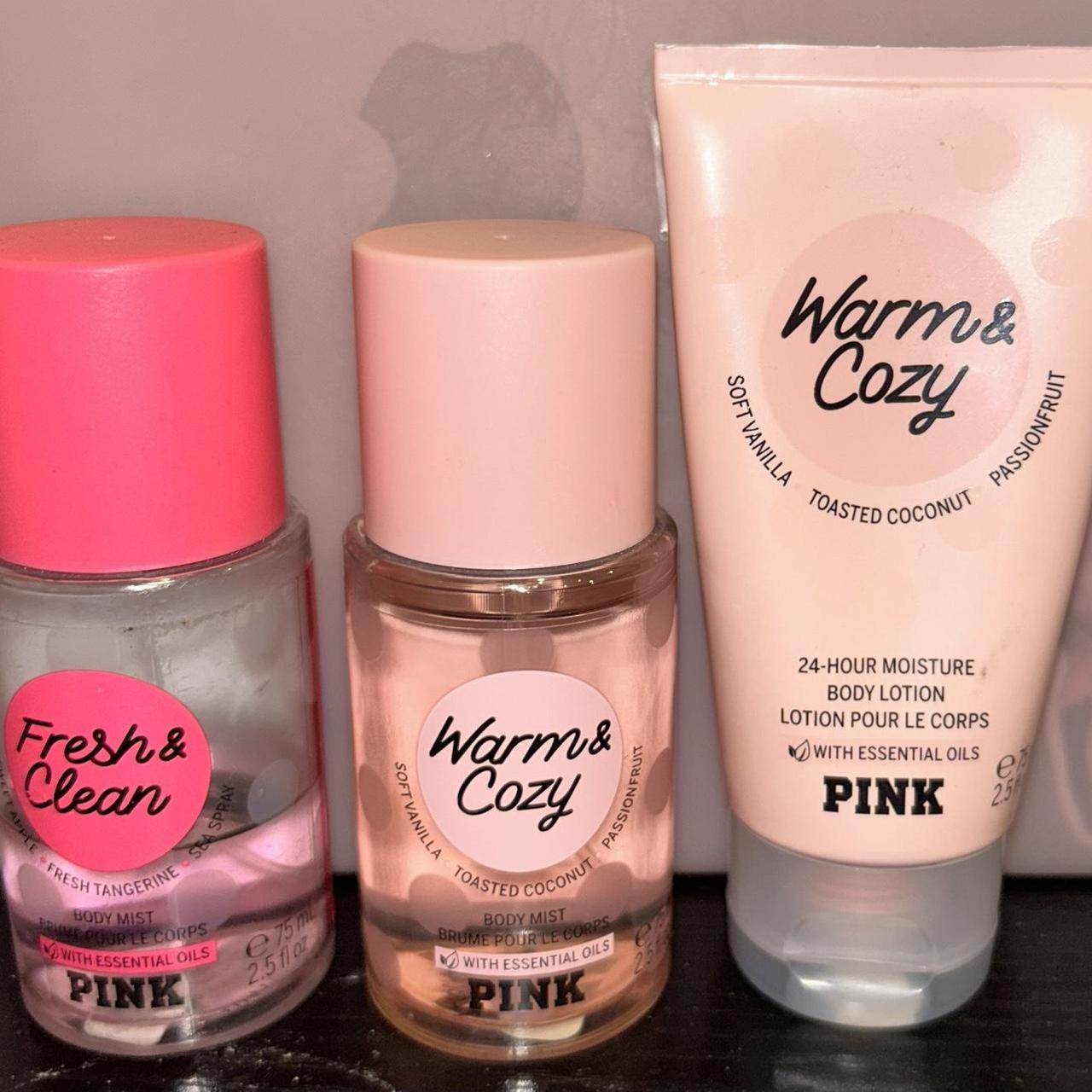 Pink - Fresh & Clean and Warm & Cozy Perfume and... - Depop