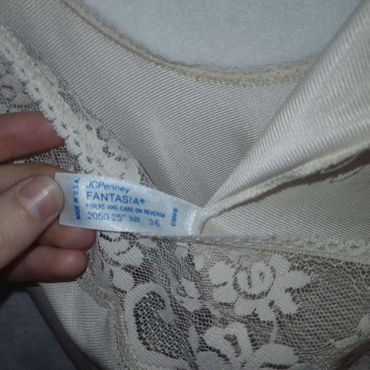 JCPenney Women's Cream Nightwear Depop