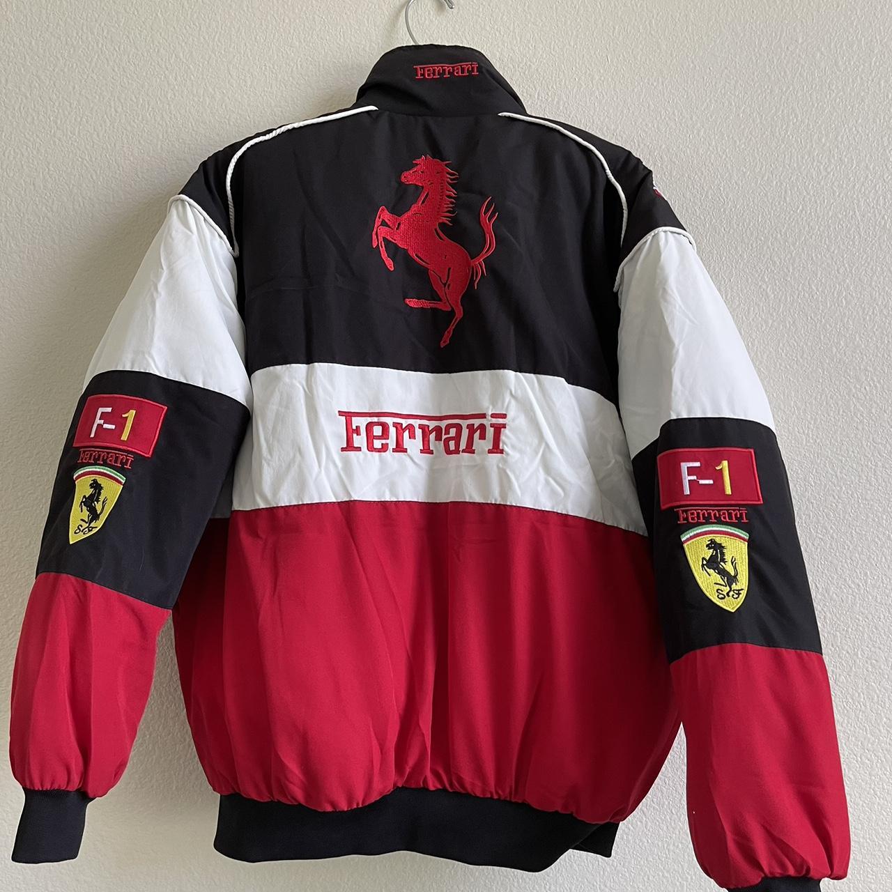 Vintage Ferrari Racing Jacket Size Large Like... - Depop