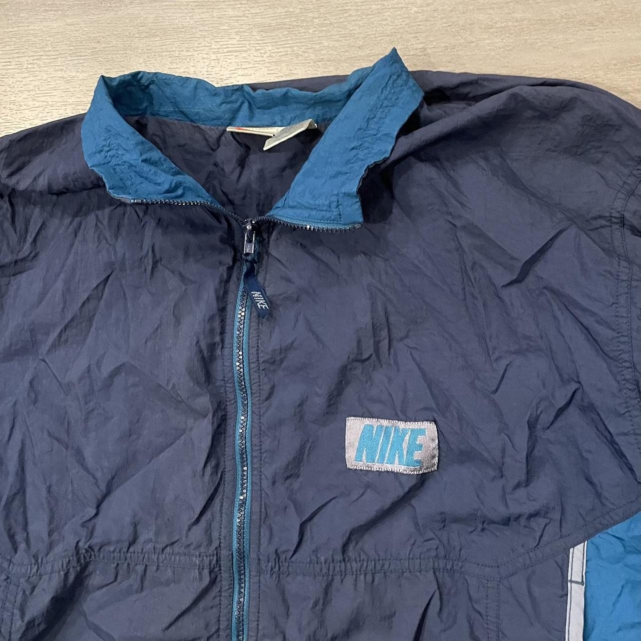 Crazy Vintage 90s Nike Colour Block Windbreaker Depop