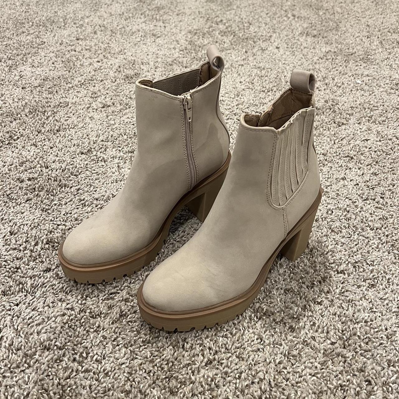 Dolce Vita Caster H20 Booties in Dune Suede