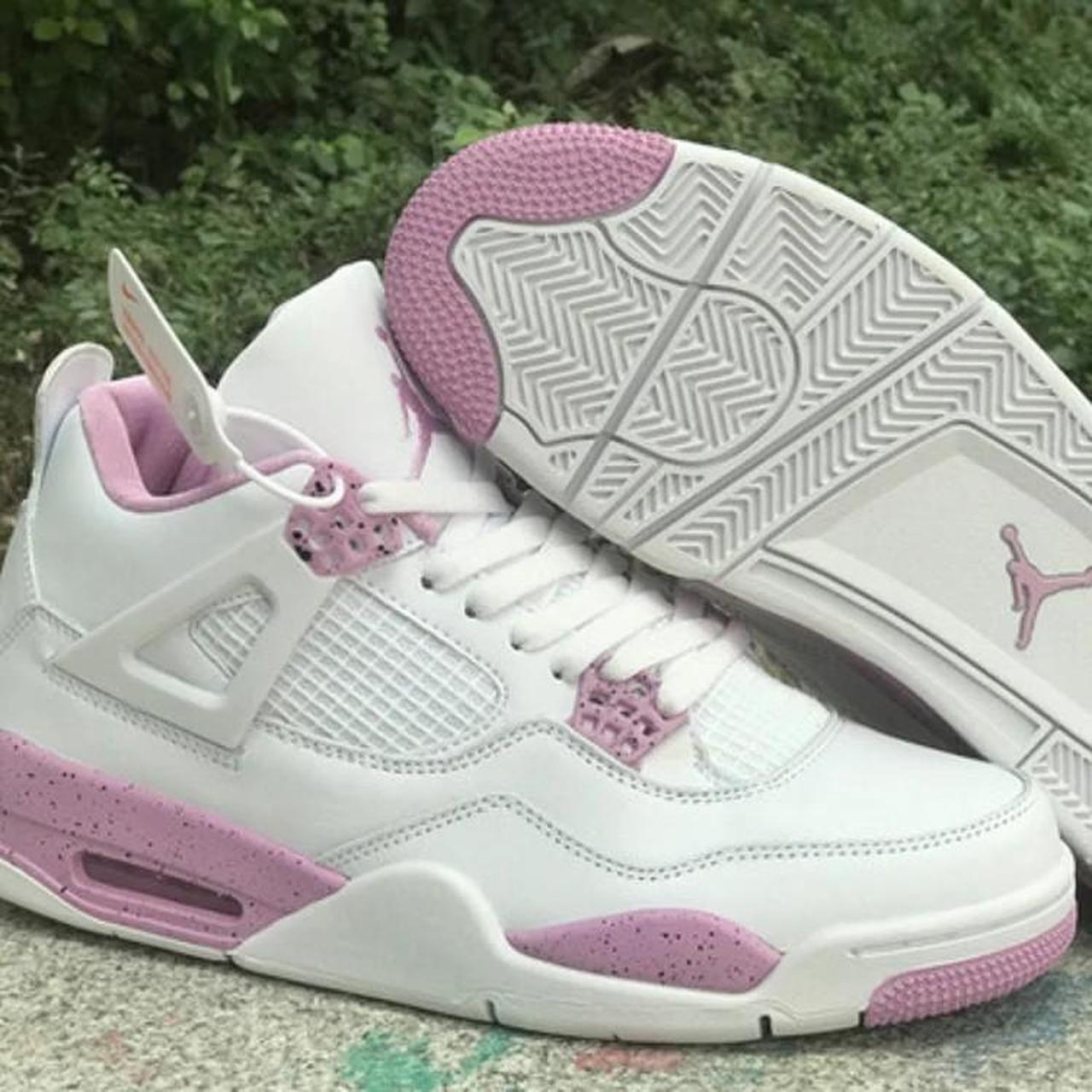 pink jordan 4s