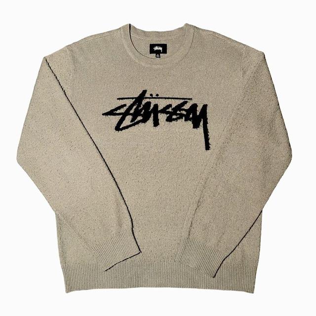 Brushed out logo sweater sale