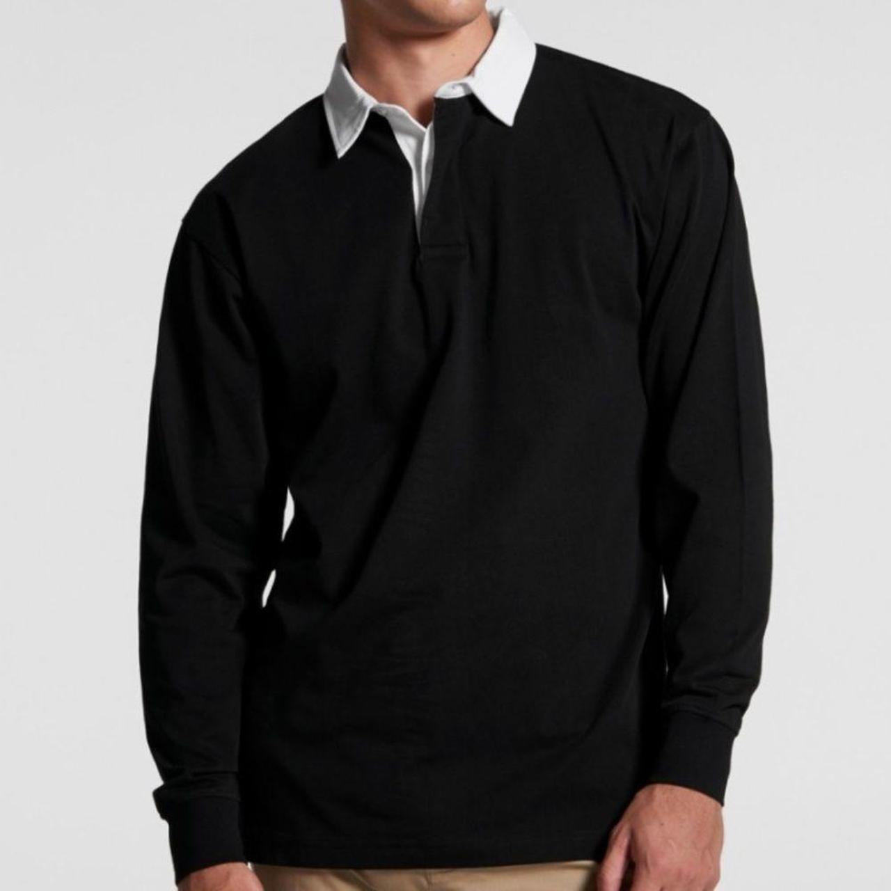 Banana Republic Men’s Quilted Rugby Shirt Medium... Depop