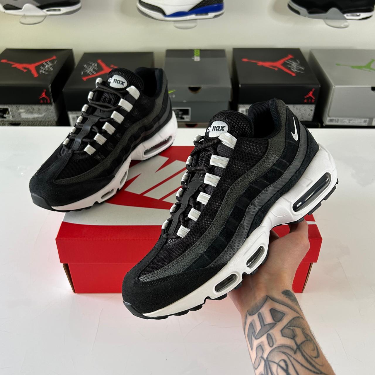 Nike Air Max 95 Black Anthracite Pure Platinum Depop