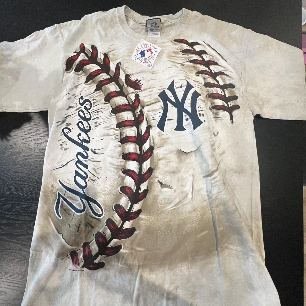 Liquid Blue T-Shirt  New York Yankees Steal Your - Depop