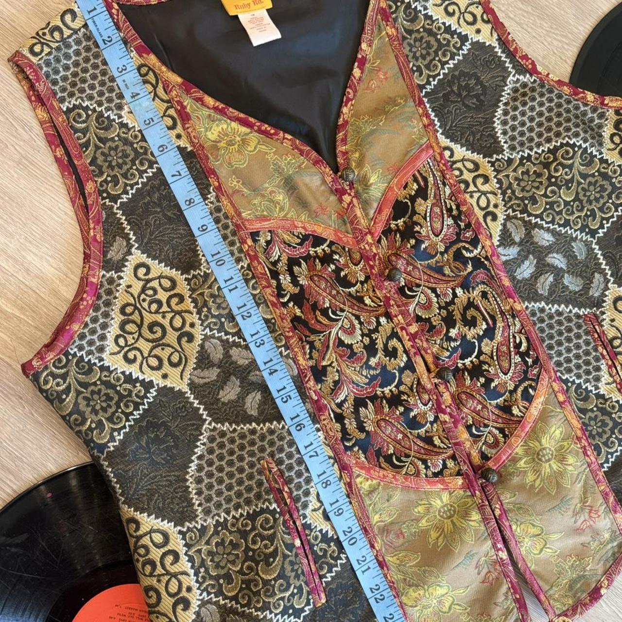 Ruby Rd. Women's Vest - Multi/Black - 18 – Ruby R… - image 7