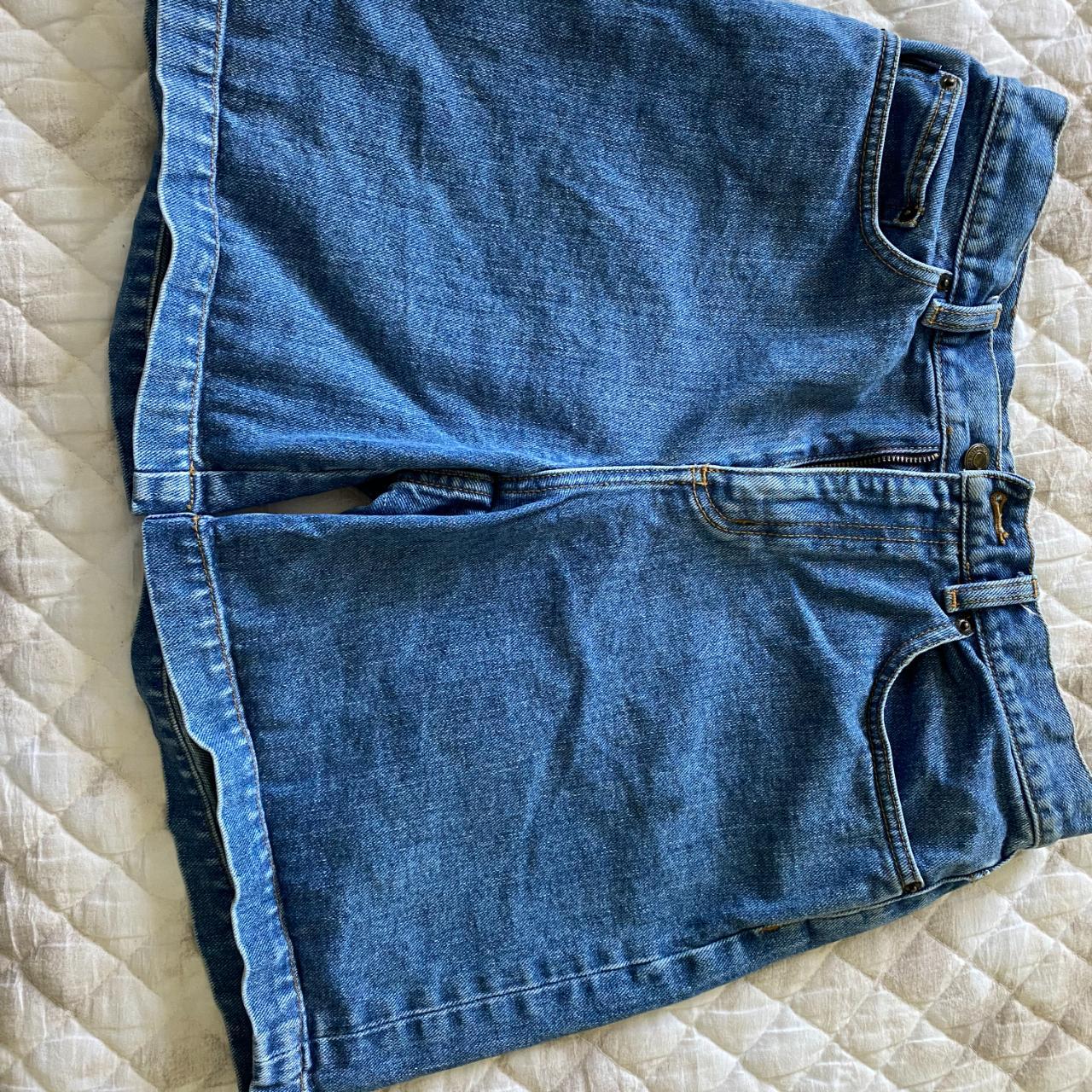 Vintage Polo Ralph Lauren Light Faded Jean Shorts... - Depop