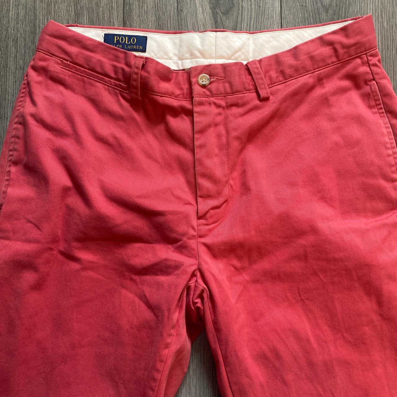 Polo Ralph Lauren - Salmon Pink Classic Chino Mens... - Depop