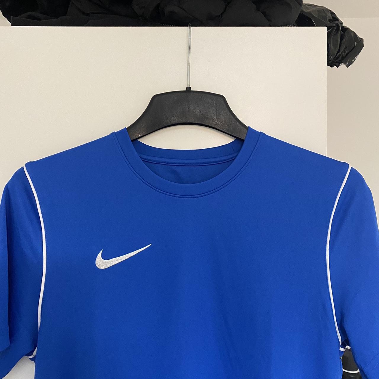 Blue Nike football training top. Worn a select... - Depop