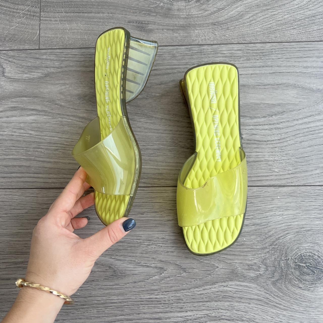 vintage Melissa X Opening Ceremony slime lime green | Depop vintage Melissa X Opening Ceremony slime lime green | Depop
