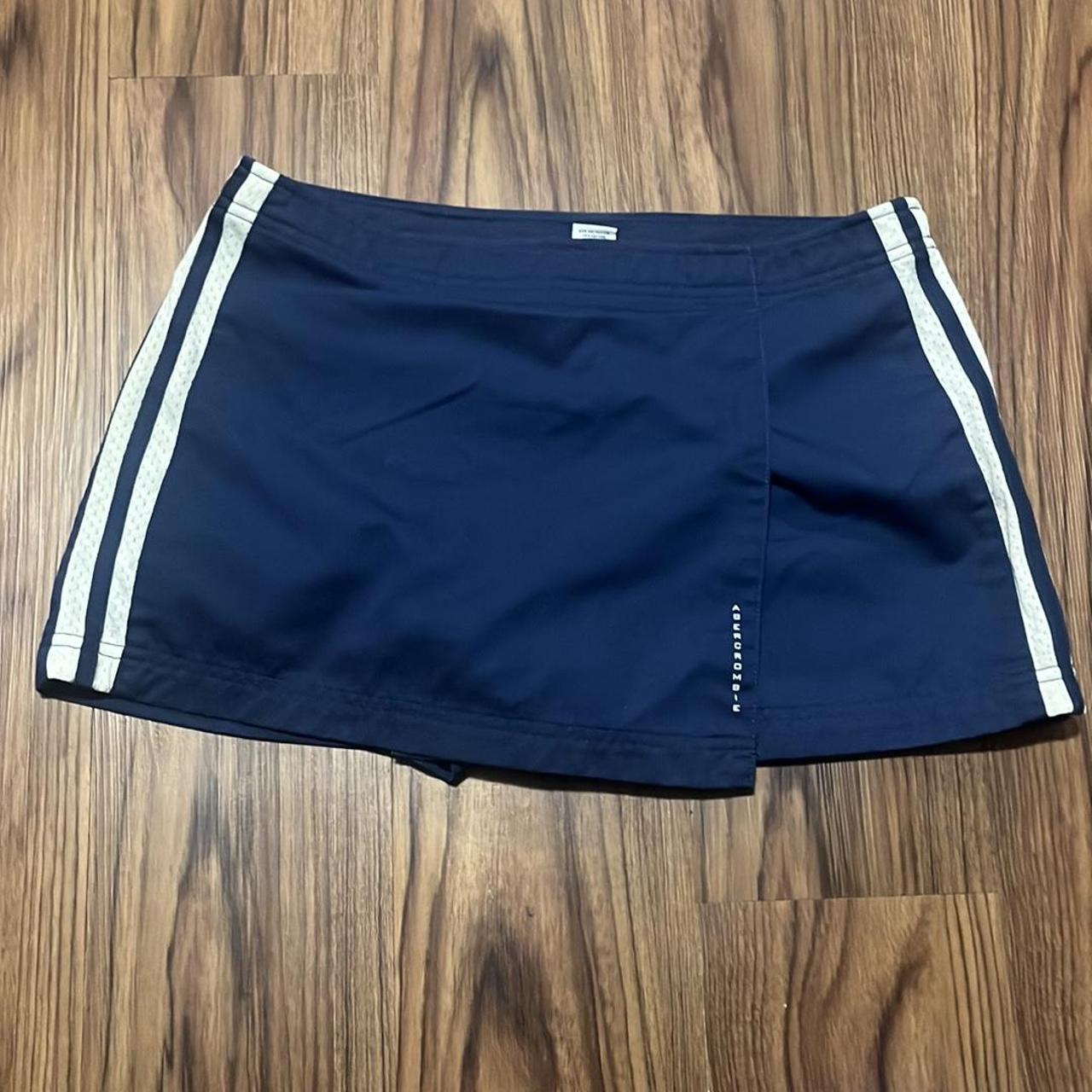 Abercrombie And Fitch Womens Blue Skirt Depop 