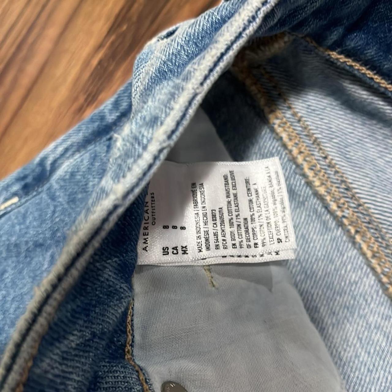 American Eagle Jean Skort Size 8 - Depop