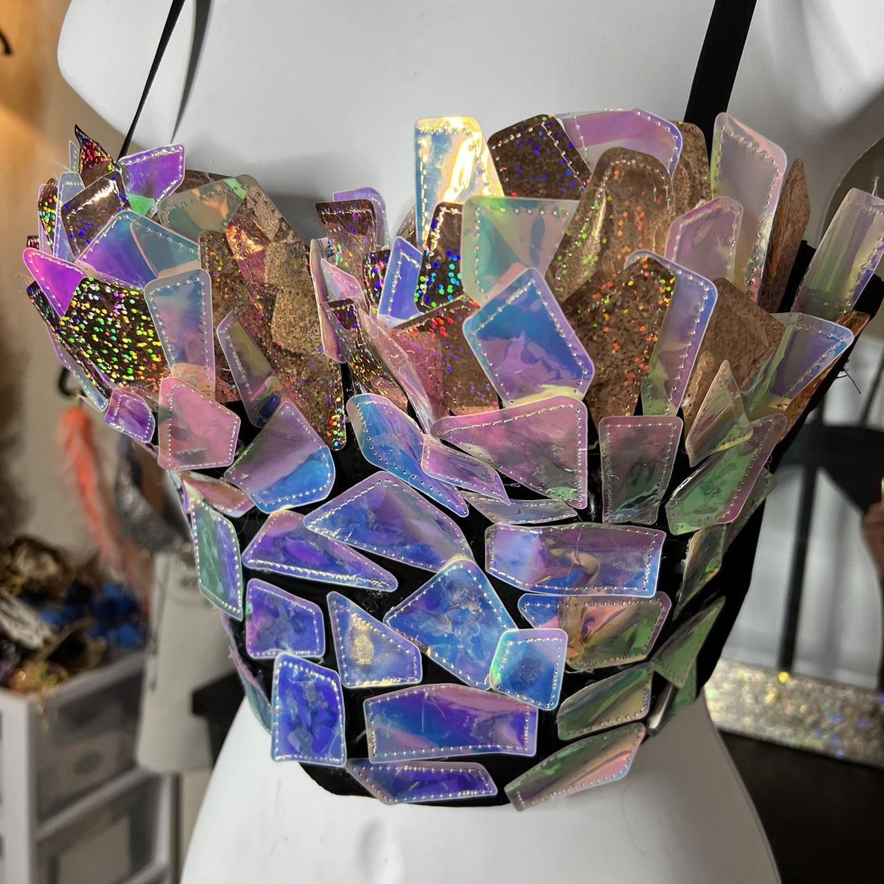 holographic corset belt