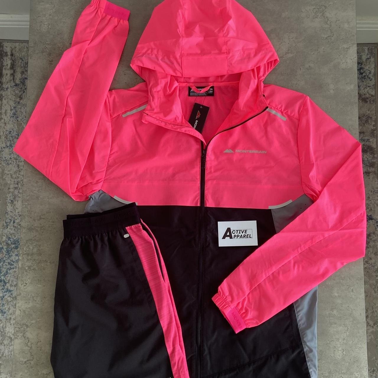 Monterrain Windrunner Set Neon Pink Black Next Day. Depop