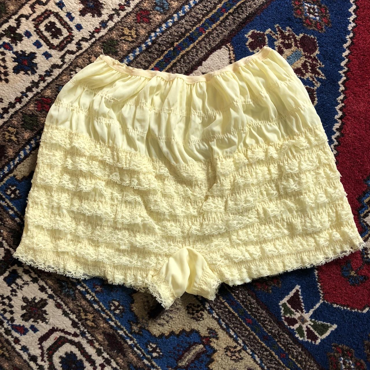 Women's Yellow Underwear Depop
