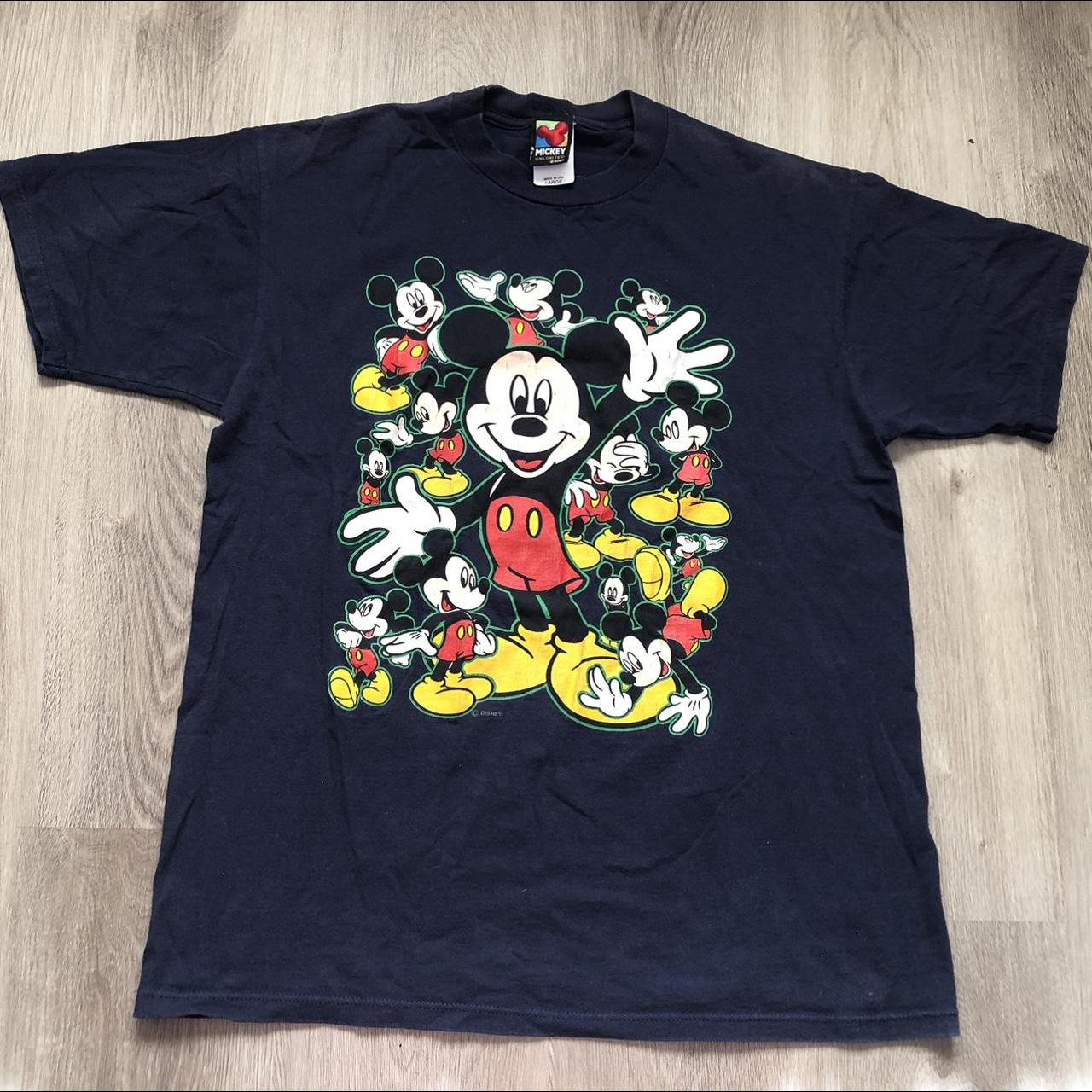 Vintage 90s Mickey Mouse collage t-shirt by Mickey... - Depop