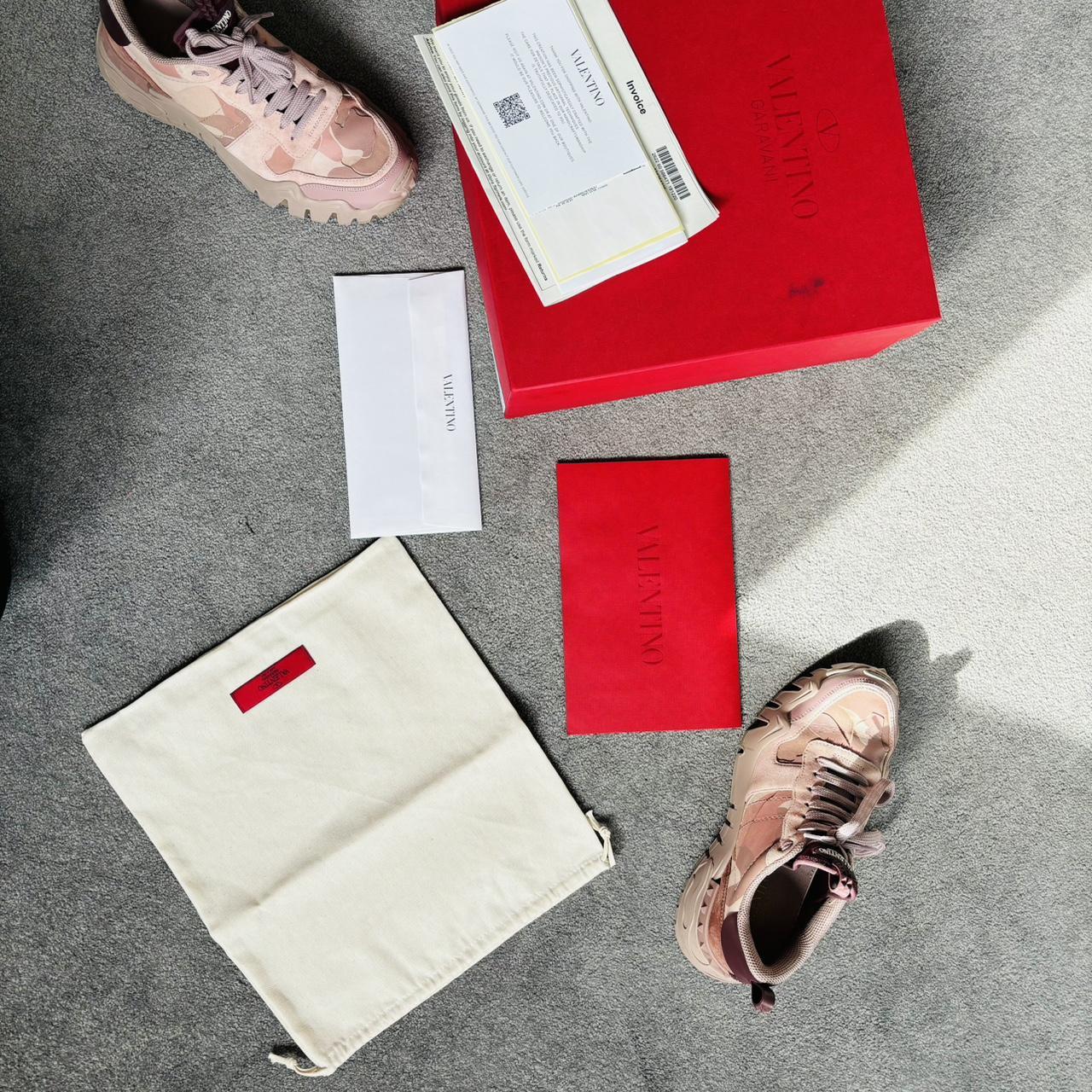 Pink Camouflage Valentino Rockrunner Plus Women's Valentino