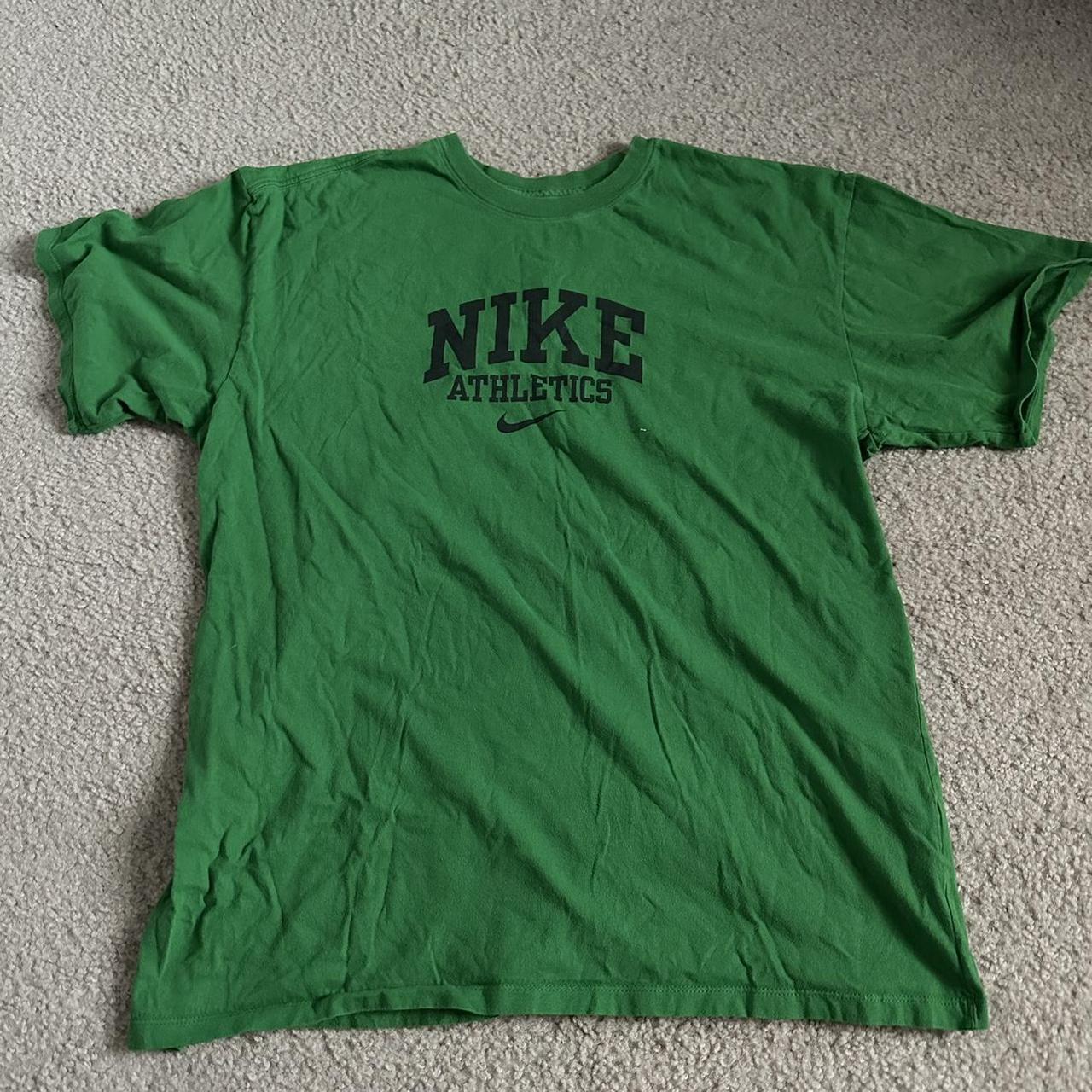 stadium green nike shirt