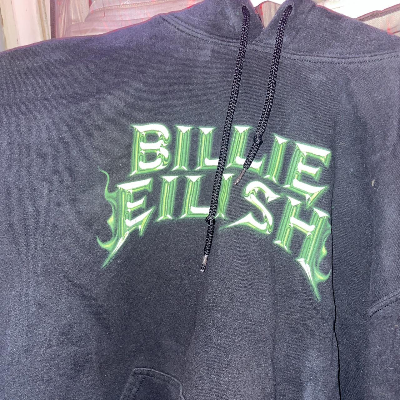 Original Billie Eilish green dice graphic hoodie.... - Depop