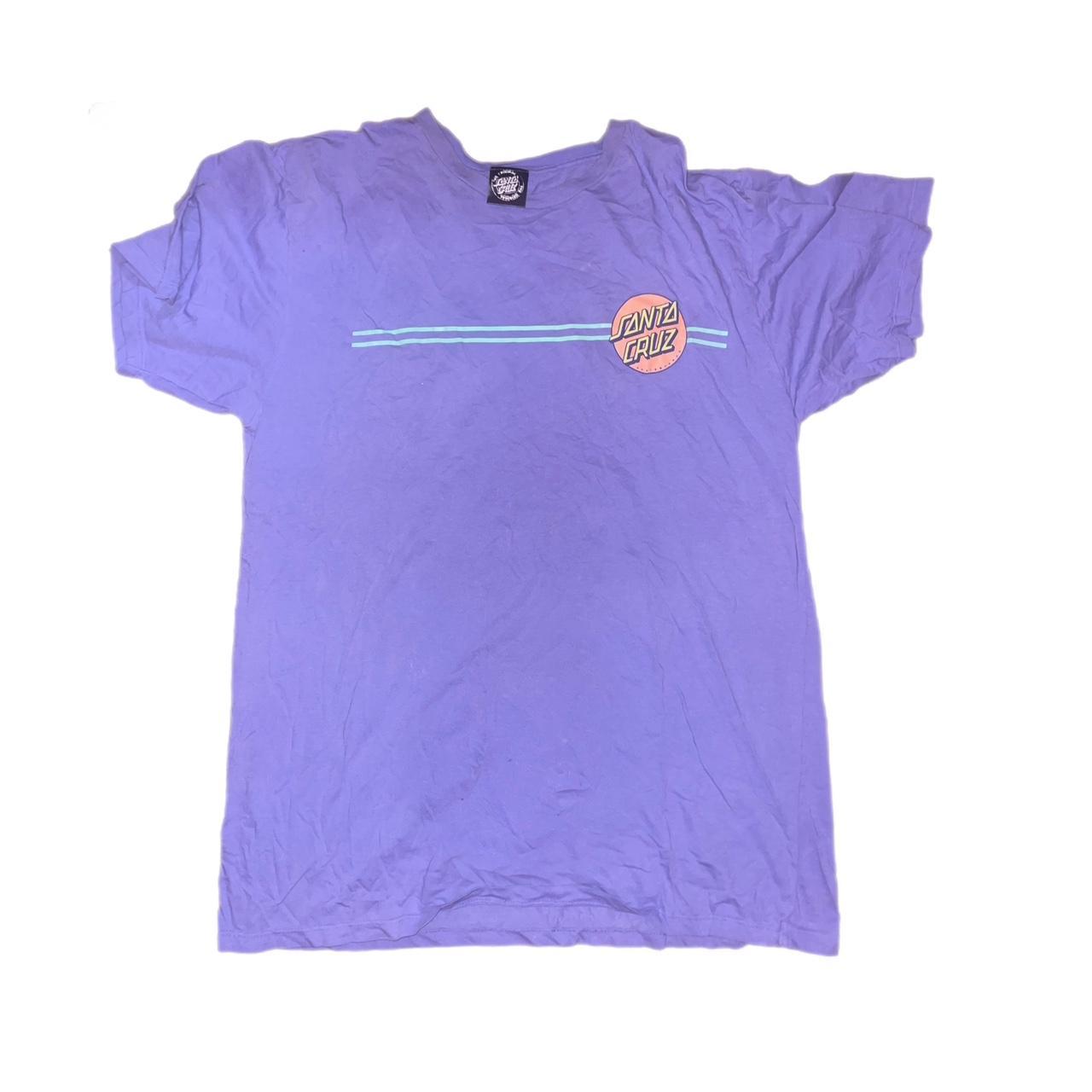 Purple santa cruz store shirt