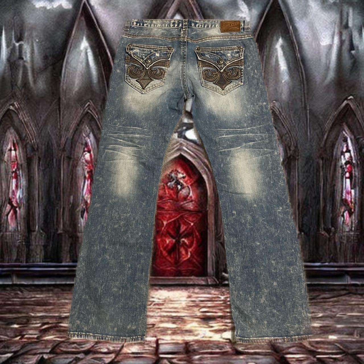 y2k grunge style blake affliction jeans i love these | Depop