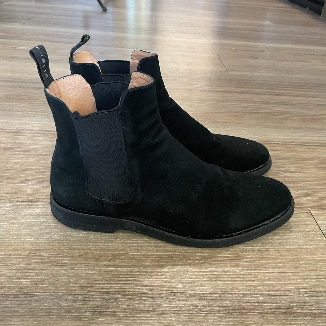 Banana Republic Men's Black Boots | Depop