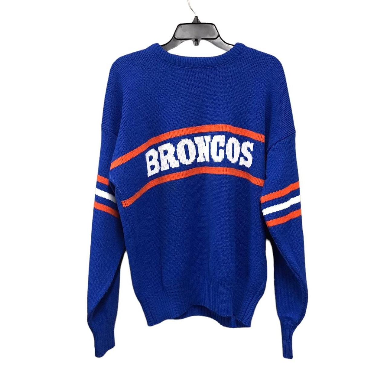 Denver Broncos Vintage 80's Cliff Engle Made In USA Crewneck Sweater Size XL