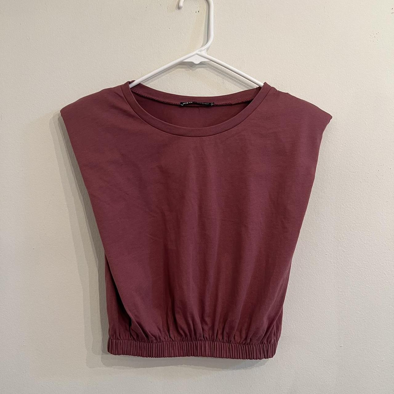 Zara padded muscle tee sale