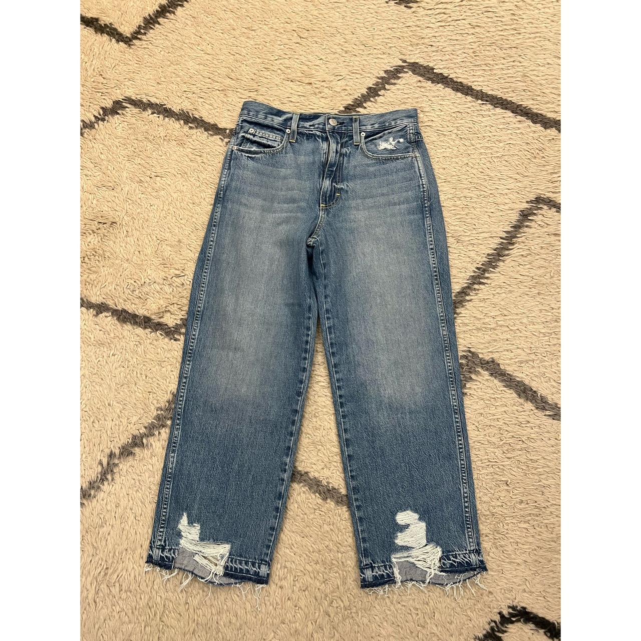 AMO Denim Sophie Crop offers - Runaway Destroy size 26 New without tags $308