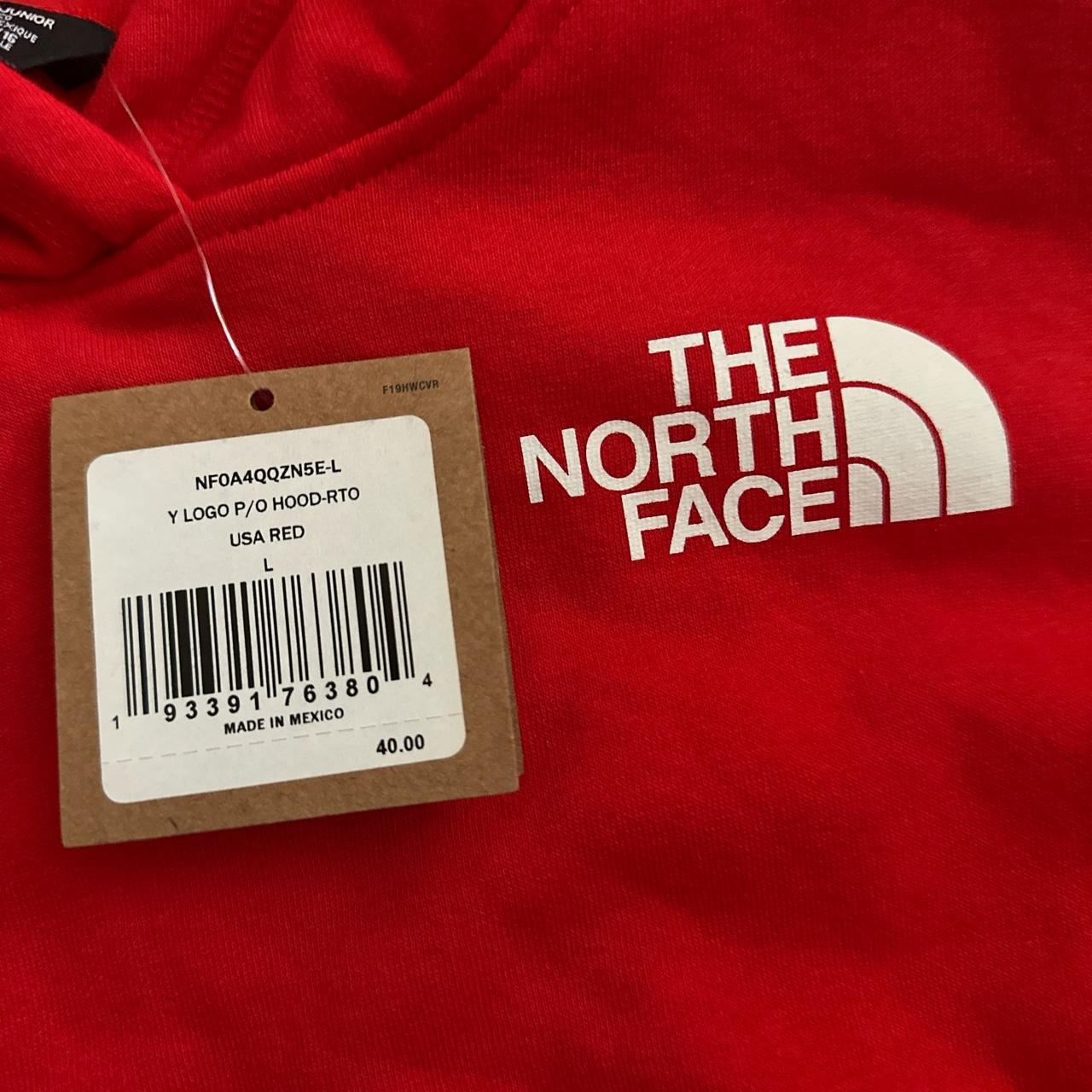 The North Face Womens Red Hoodie Depop
