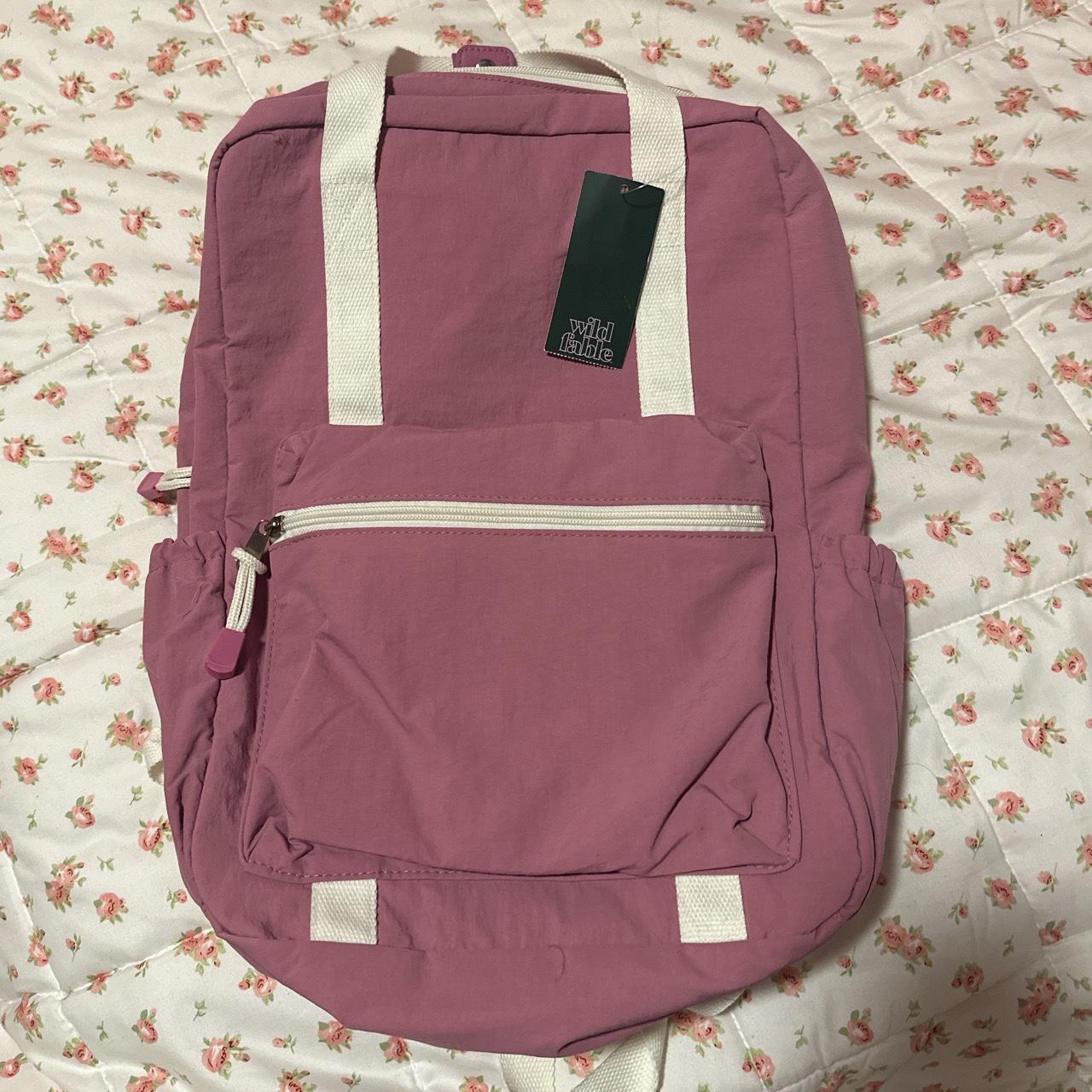 pink wild fable backpack super cute and brand... Depop