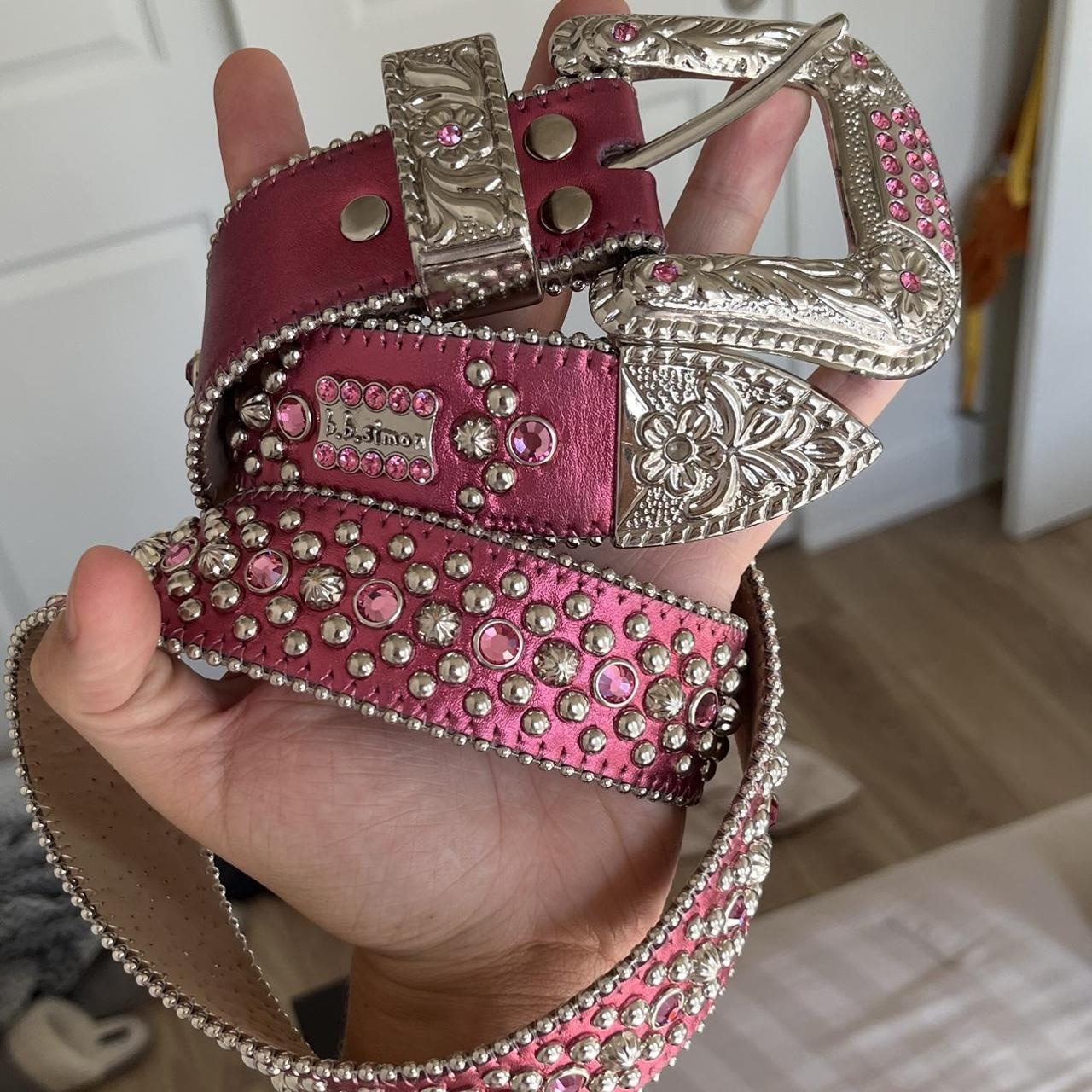 pink bb simon, comes with duff bag and original | Depop