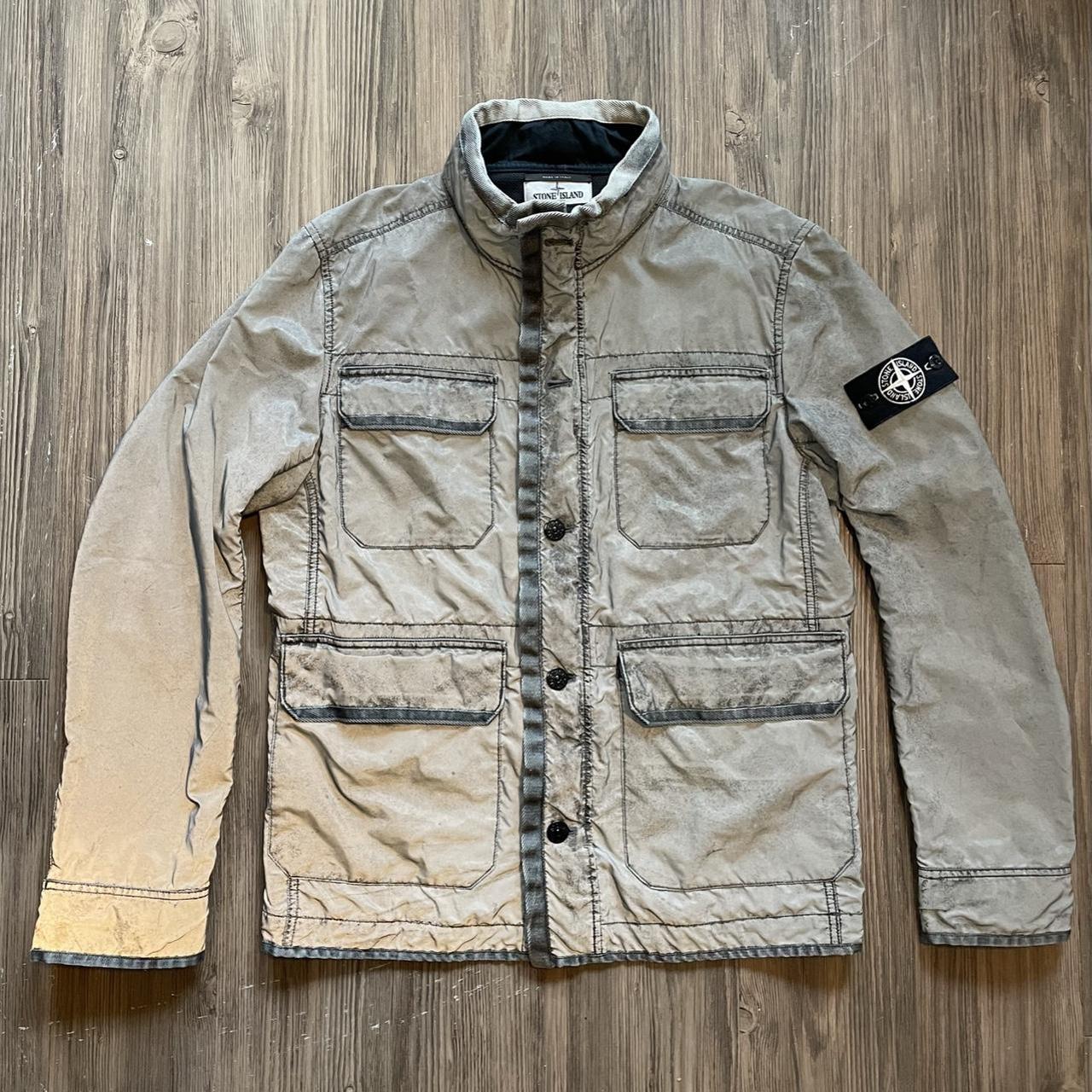 Stone island liquid reflective jacket. SS12, no damage. | Depop