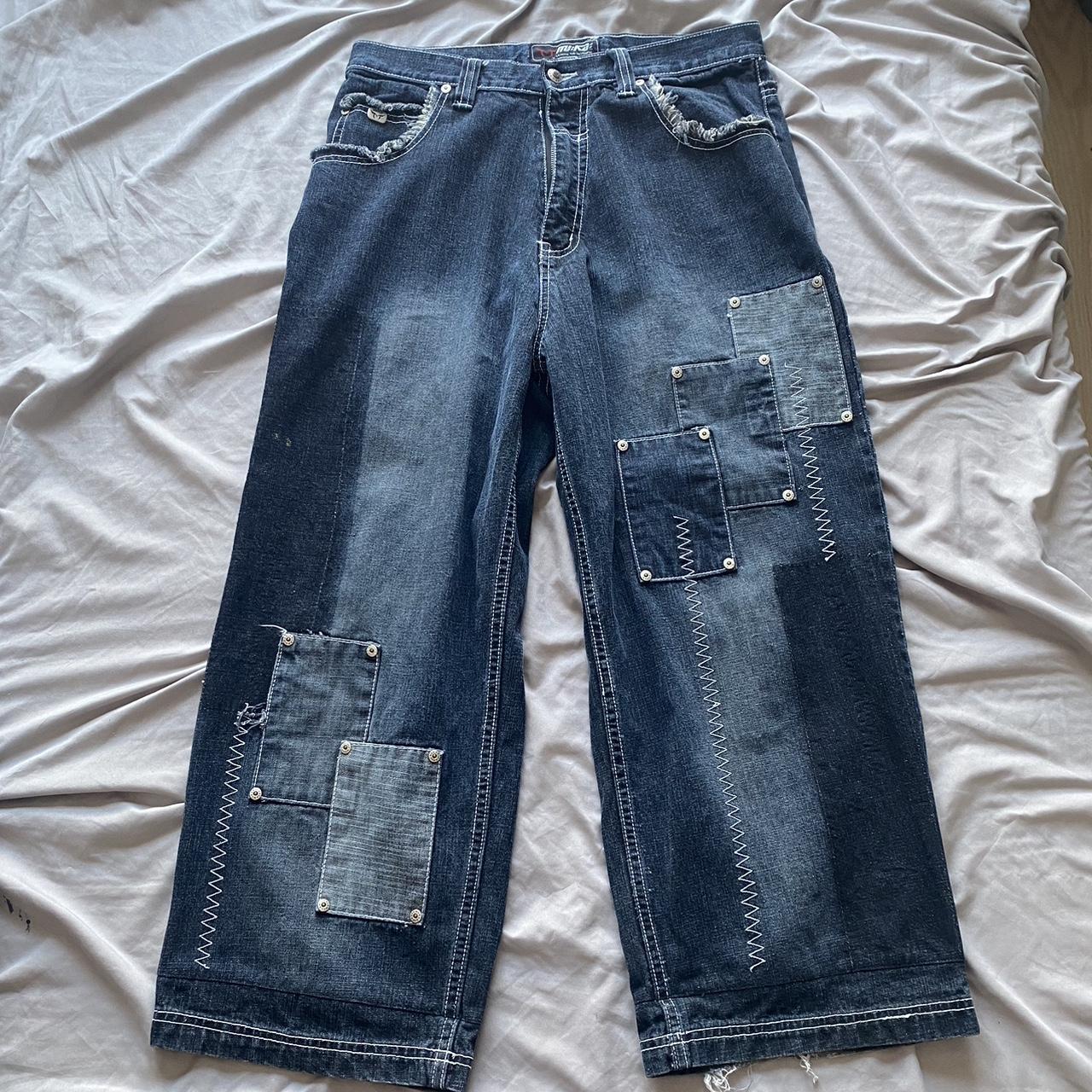 MUKA Jeans super baggy super rare fits 30x30-29 (I’m... - Depop