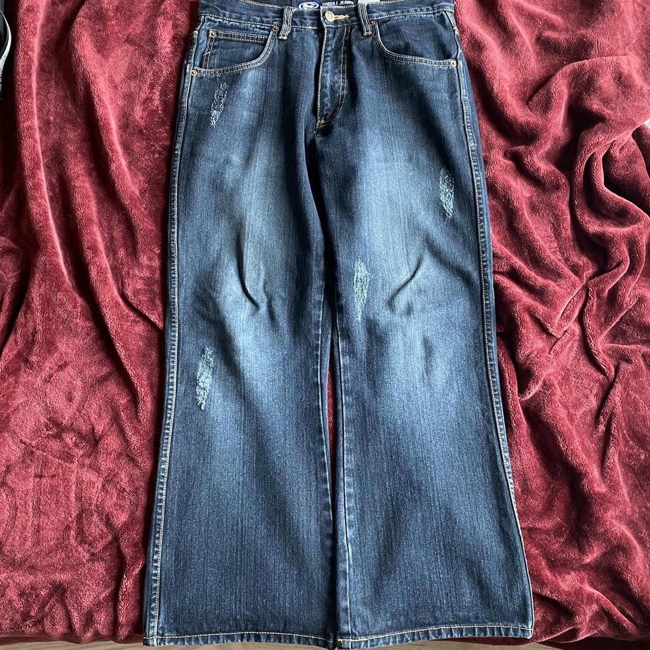 Sarali Bootcut Jeans no flaws but the distressing... - Depop