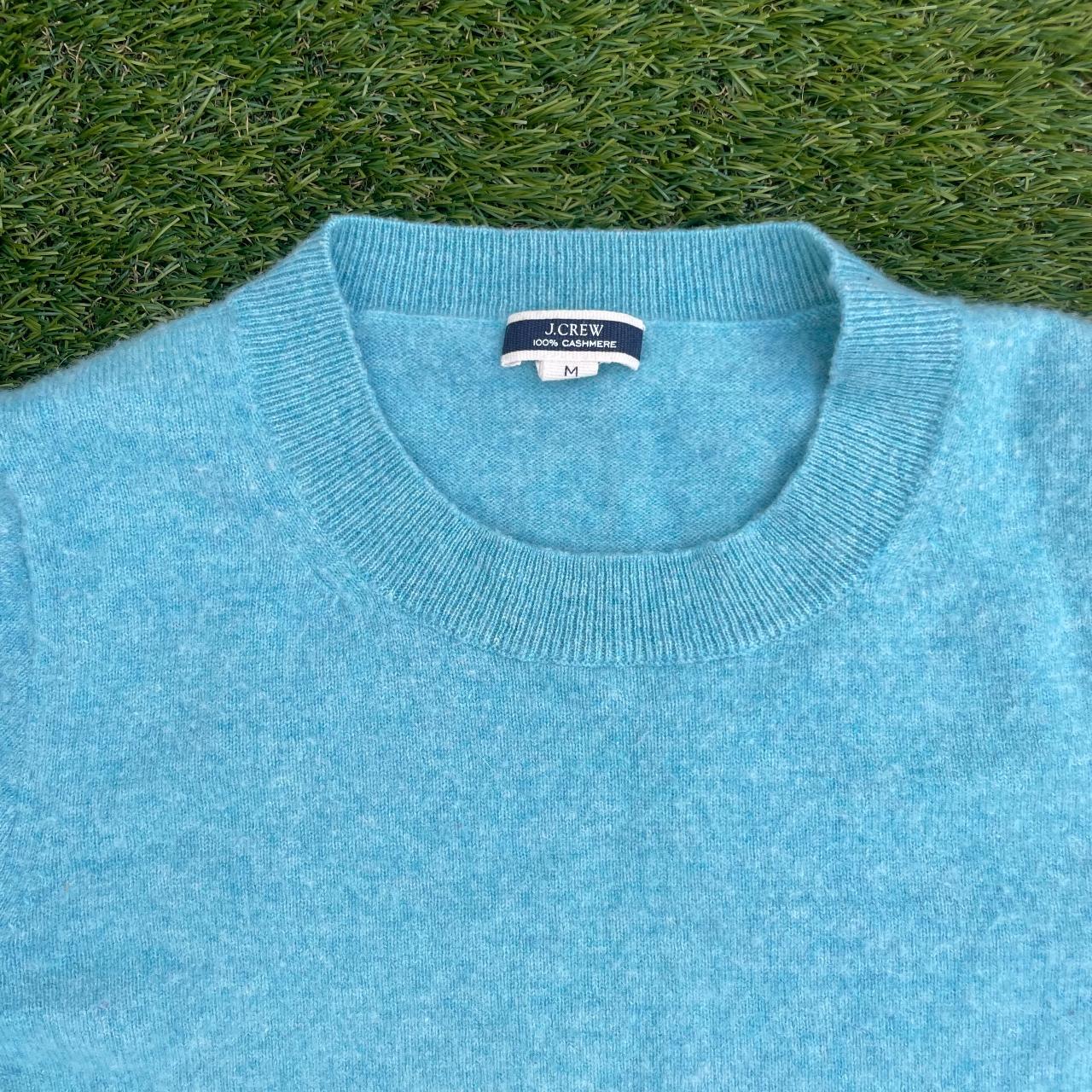 j crew 100 cashmere light blue sweater light... Depop