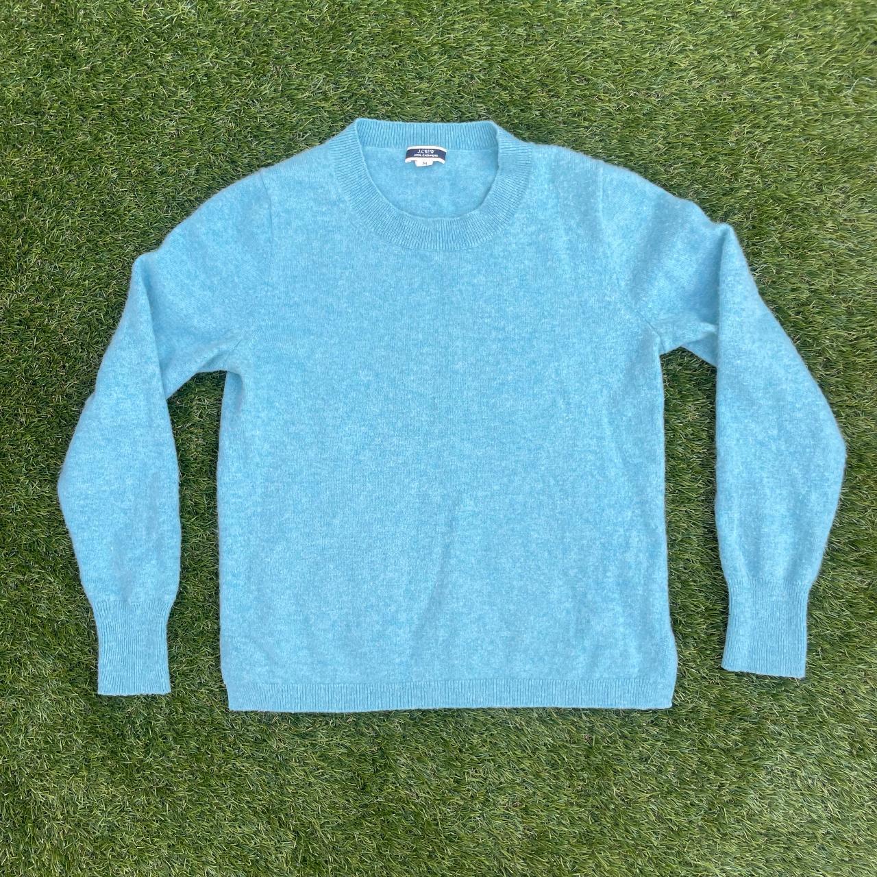 j crew 100 cashmere light blue sweater light... Depop
