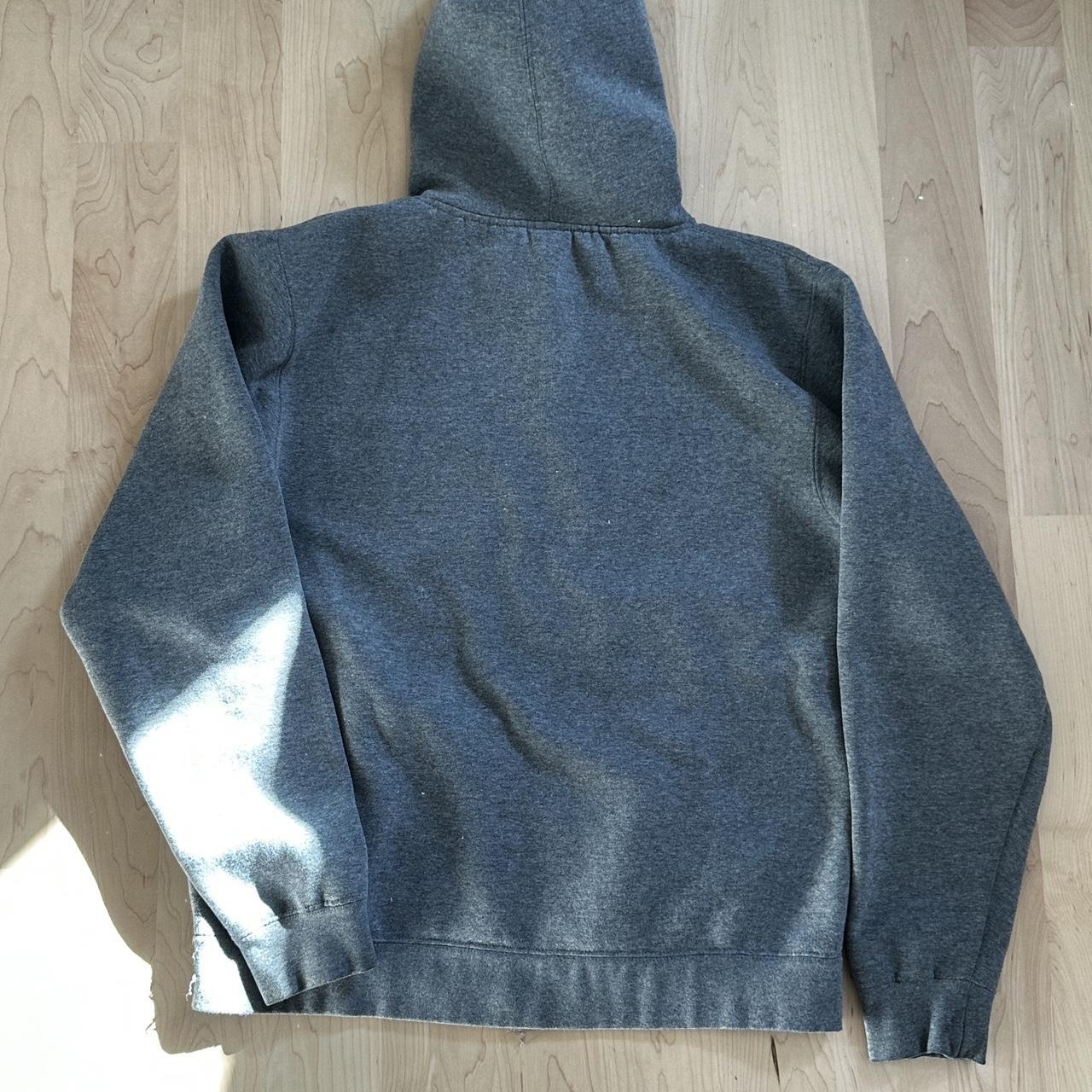 Super comfy Grey zip up hoodie, size medium , in great