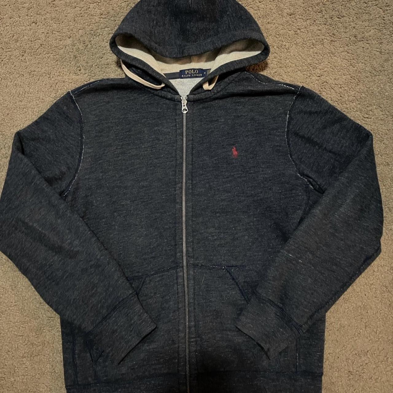 Dark grey ralph hot sale lauren hoodie