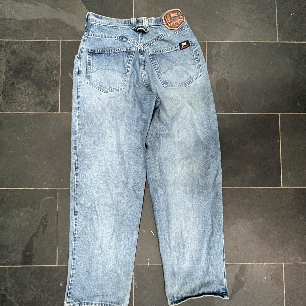 Parasuco Men's Grey and Blue Jeans (2)