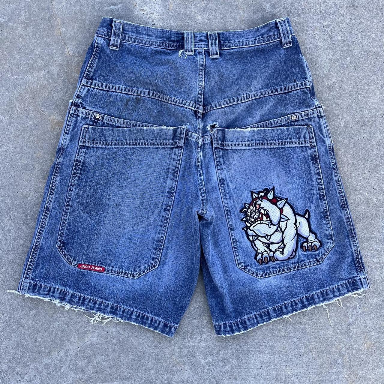 INSANE 90’s JNCO BULLDOG JORTS ️ ️ ️ Super dope jnco... - Depop