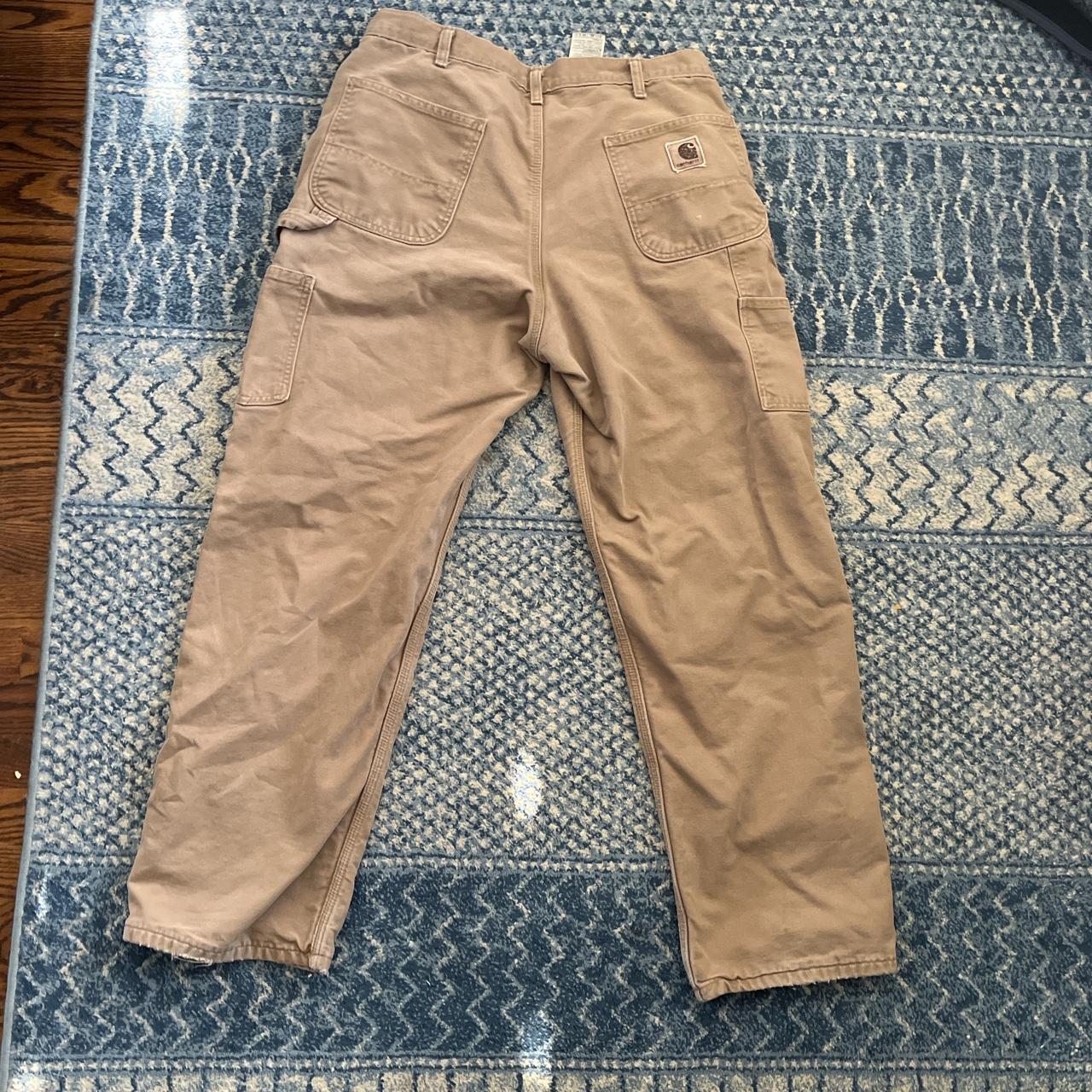 Carhartt fleece sale lined work pants