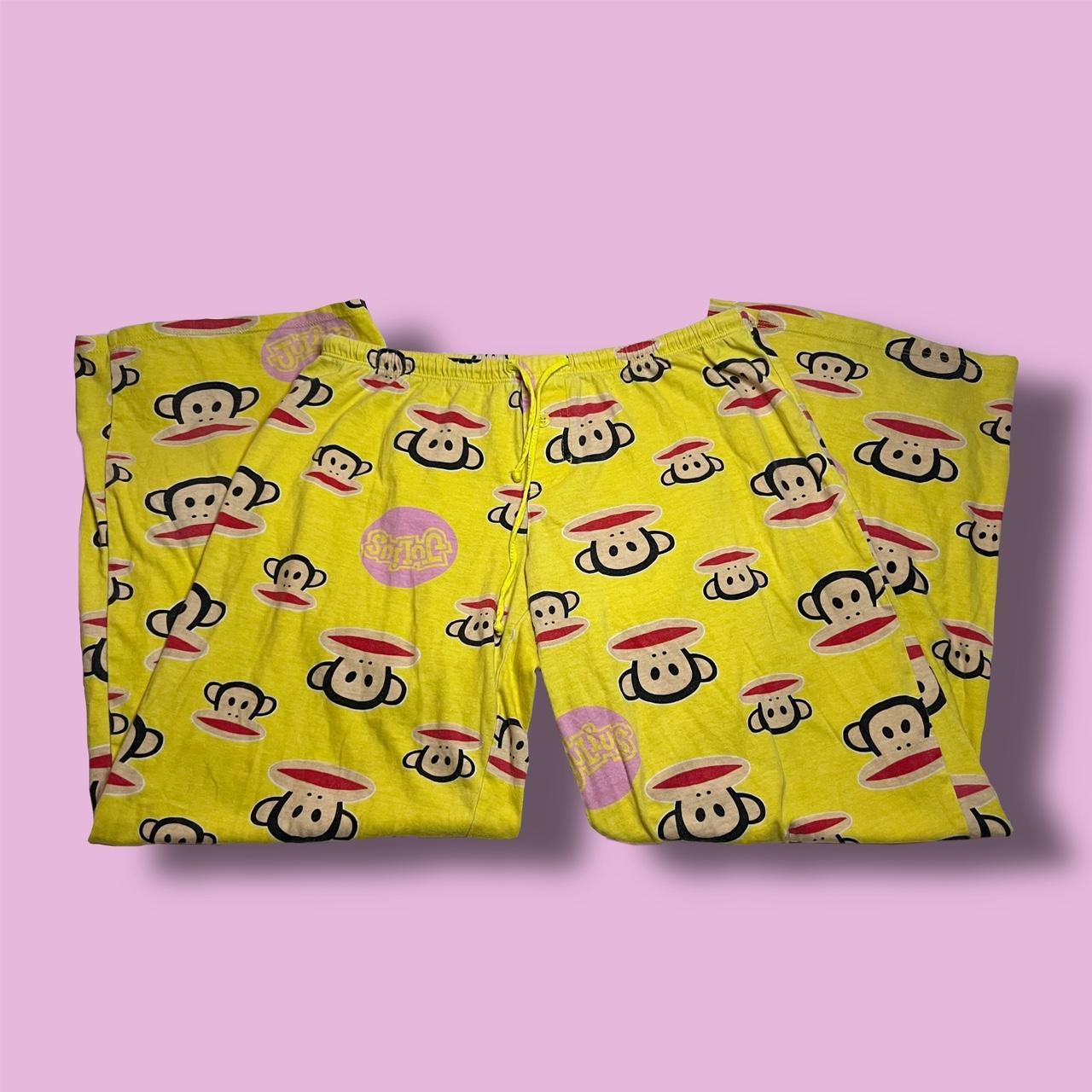 Y2K Julius & Friends / Paul Frank Pajama Bottoms... - Depop