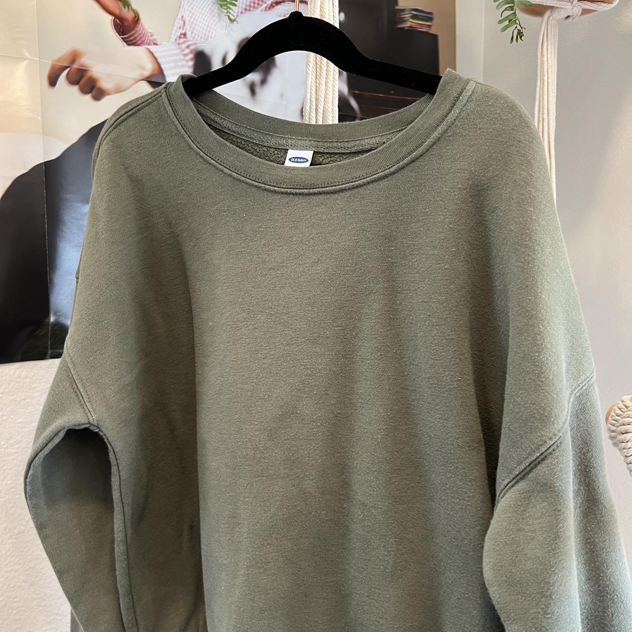 green cropped sweater from old navy! - Depop