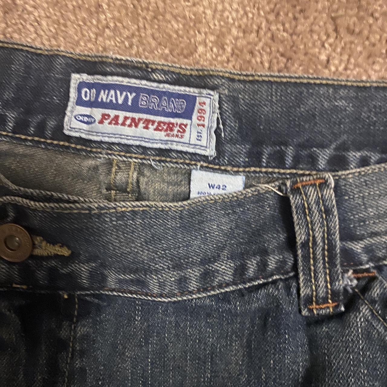 Vintage old navy baggy carpenter jorts Size 42... - Depop