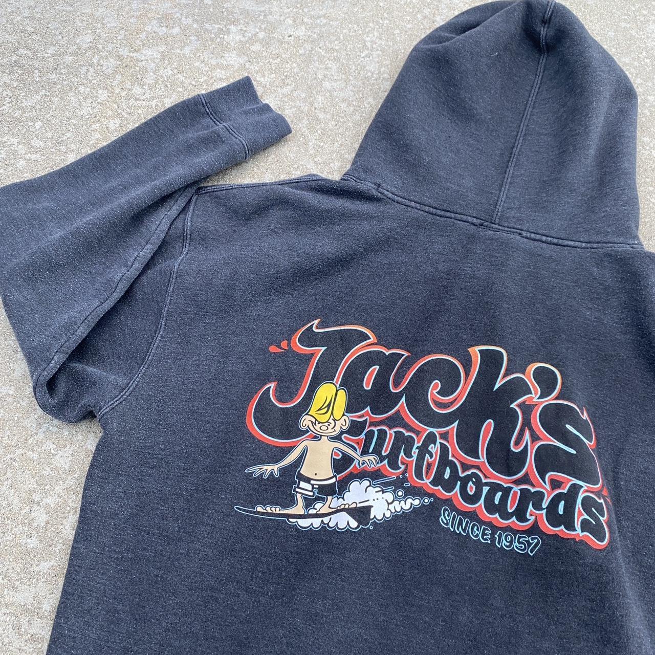 Vintage jacks surf boards hoodie Huntington beach... Depop