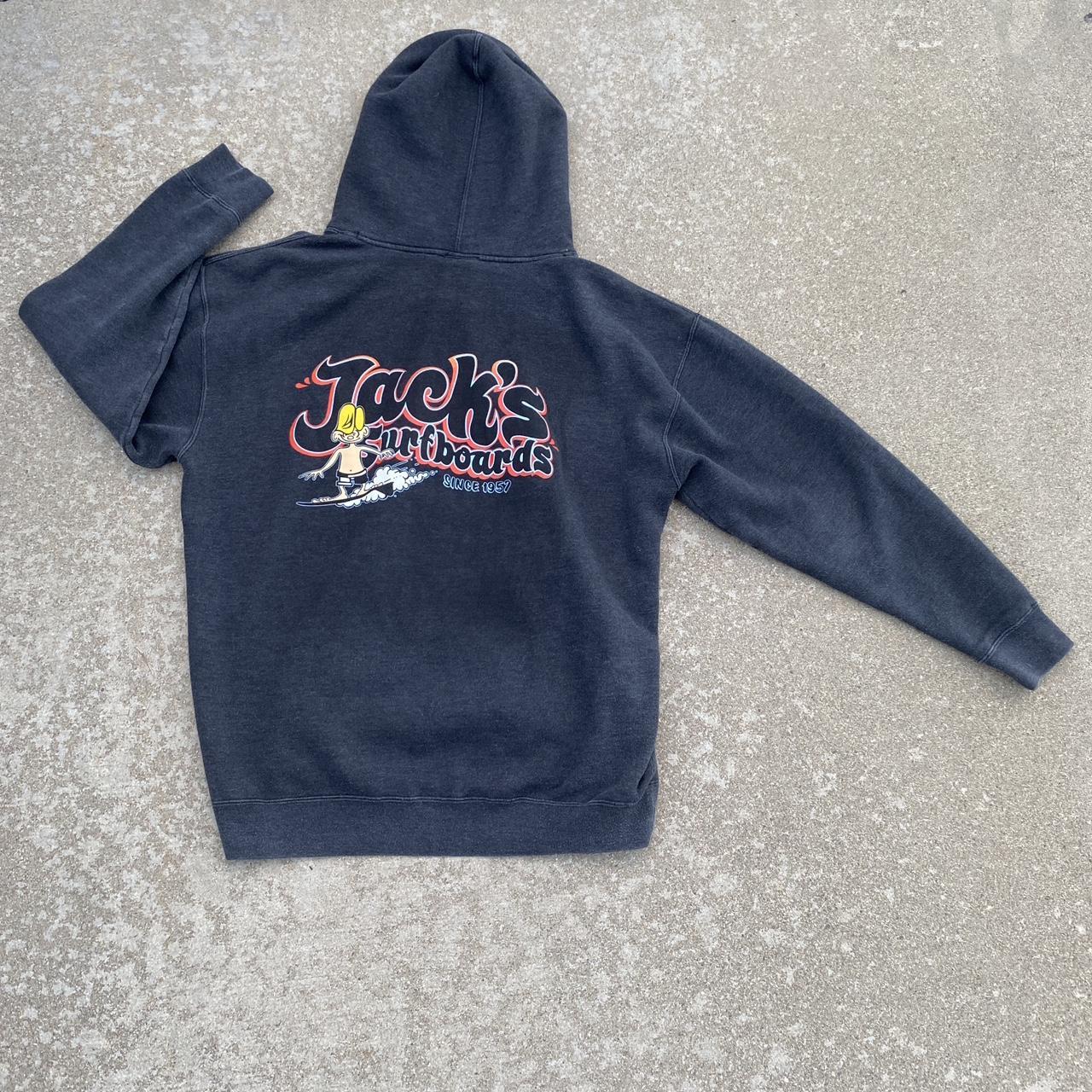 Vintage jacks surf boards hoodie Huntington beach... Depop
