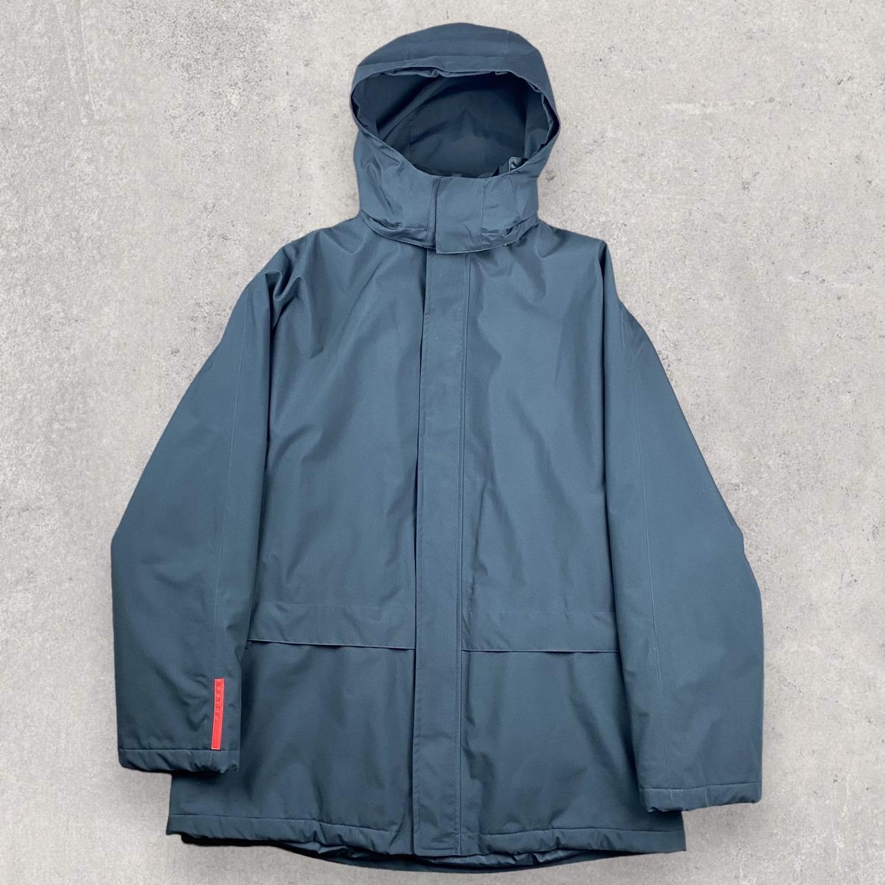 Prada 2001 insulated Gore-Tex jacket coat with... - Depop