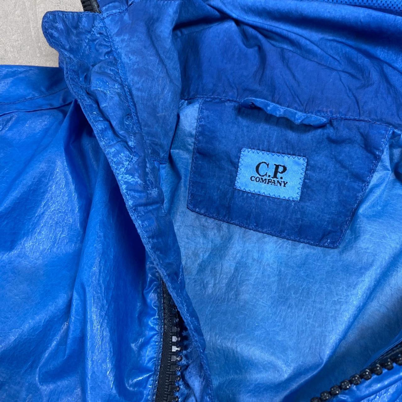 CP Company Blue Nyber Explorer Goggle Jacket Size:... - Depop